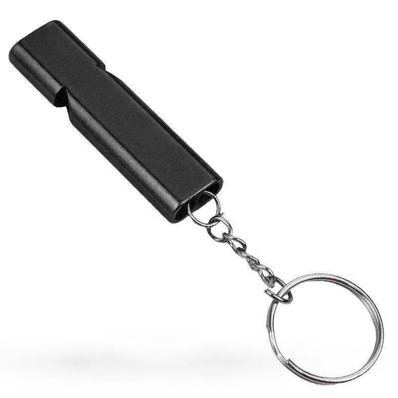 EDC Titanium Keychain Safety Whistle EDC Outdoor Survival Whistle