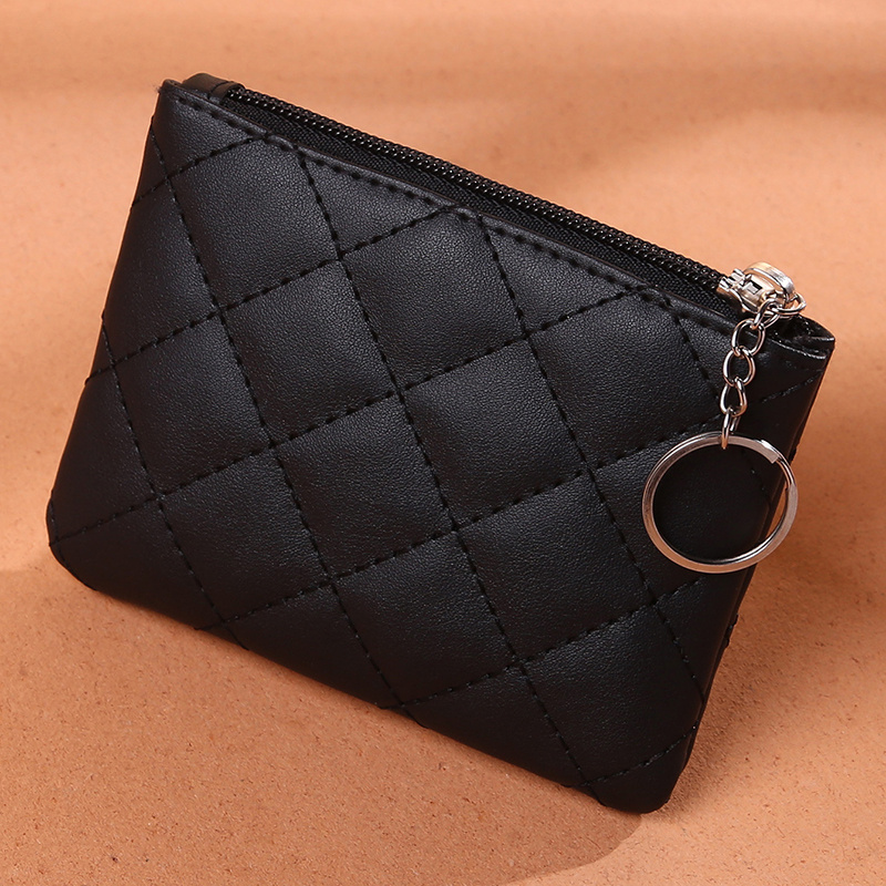 Simple Mini Coin Purse, Quilted Detail Kiss-Lock Shoulder Bag, Lightweight Faux Leather Bag, Christmas Styling & Gift,Temu