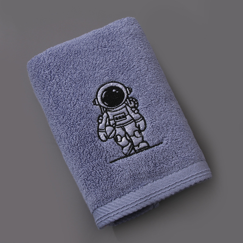 Hand Towel With Embroidery Astronaut Pattern, Super Absorbent Face Towels,  Quick Dry Towels, Super Soft, For Home Use - Temu