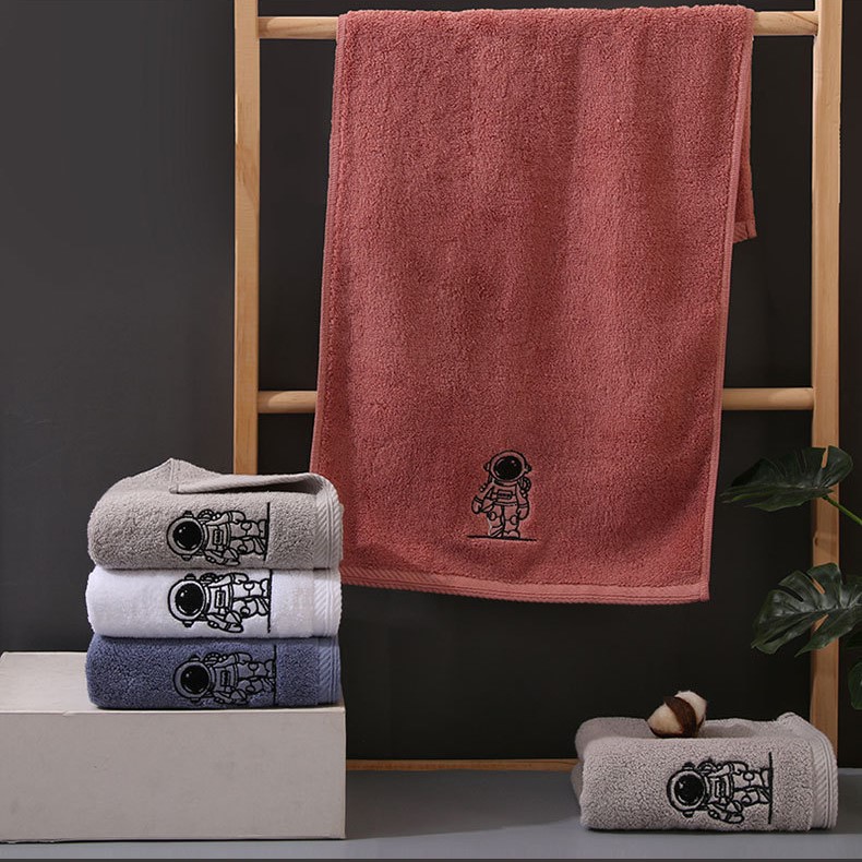 Hand Towel With Embroidery Astronaut Pattern, Super Absorbent Face Towels,  Quick Dry Towels, Super Soft, For Home Use - Temu