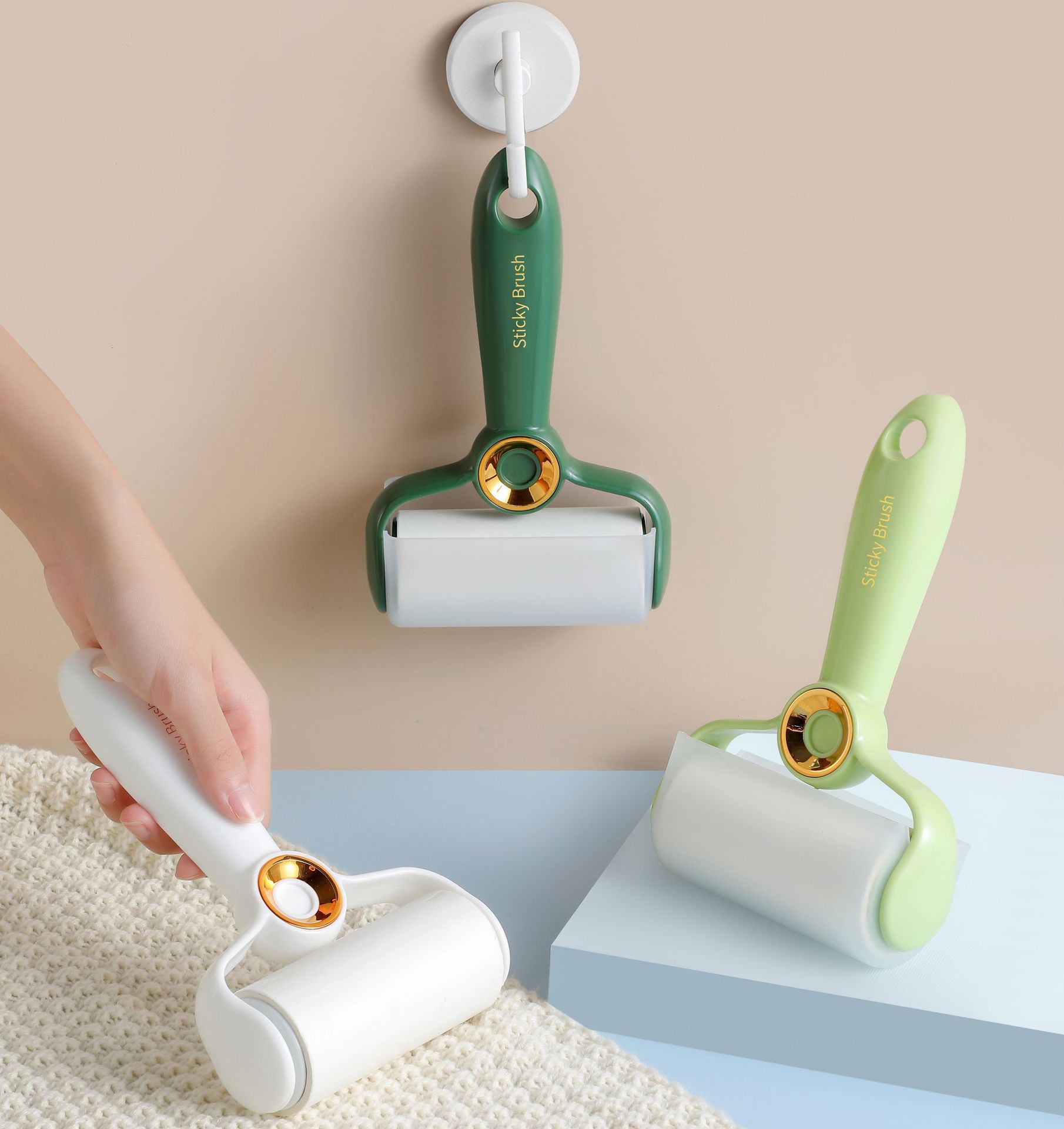 Sticky Hair Roller Brush Tearable Lint Removal Roller Pet Temu