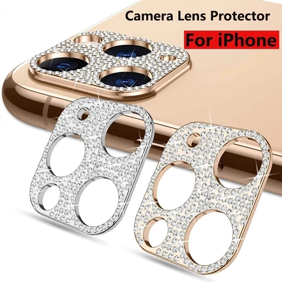 Protector Templado Lente Camara Strass Para iPhone 13