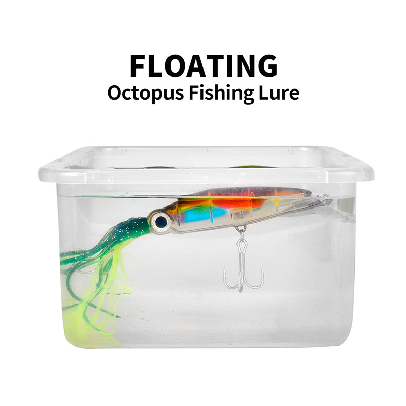 8PCS Multicolor) - Aorace Saltwater Fishing Lures Squid Laser