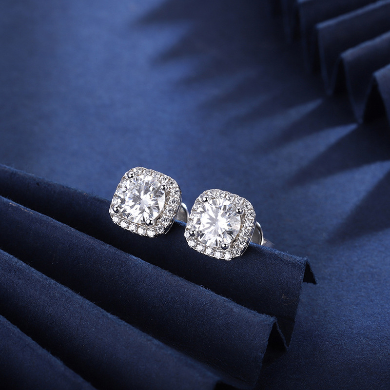 Square Sugar Men's Stud Earrings
