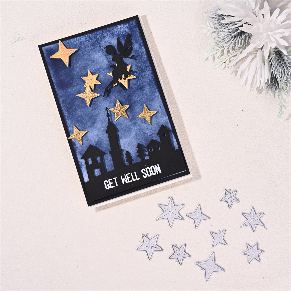 Use a Star Punch To Make a Card