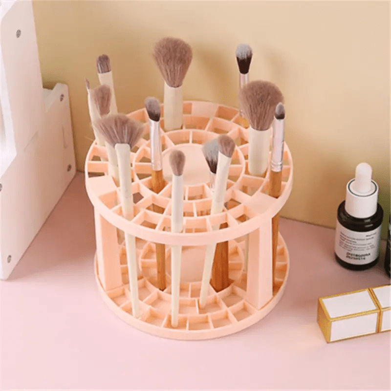 Paintbrush Organizer Wooden Pencil Holder Stand Detachable Desk