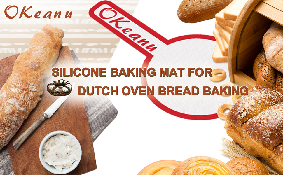 Silicone Baking Mat For Dutch Oven Bread Baking Mat Silicone - Temu