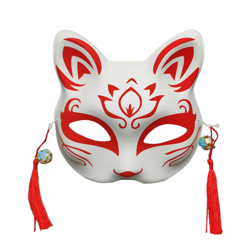 Acquista Maschera Cosplay volpe Mezza faccia fai da te Volpe Volpe Maschere  FoxFairy per adulti Maschera Anime Cosplay Volpe Anime Maschera Cosplay  Mezza faccia