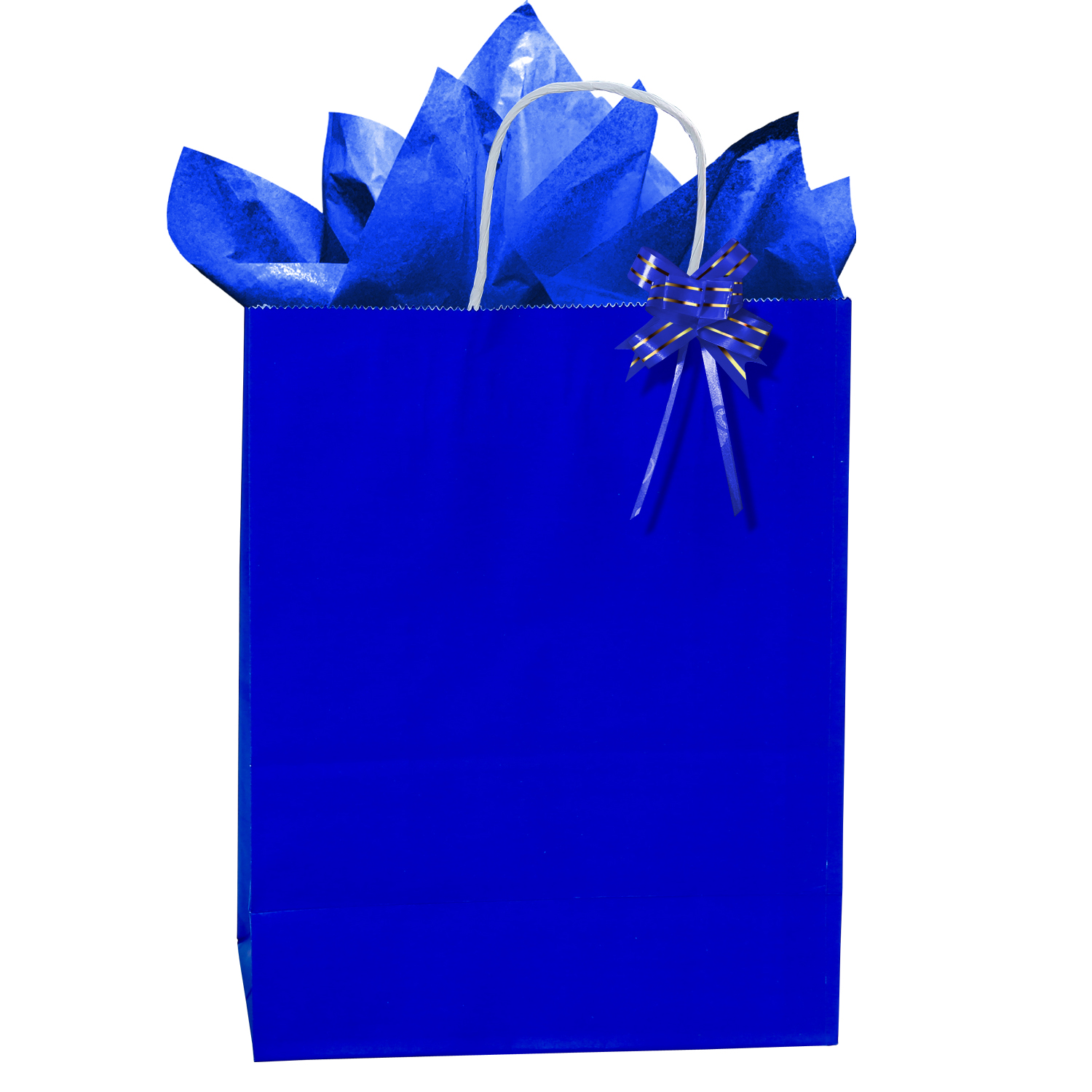 BENECREAT Paquete de 30 bolsas de papel kraft azul oscuro con asa de 8 x 4  x 10.5 pulgadas, bolsas de regalo para fiestas de cumpleaños, bodas