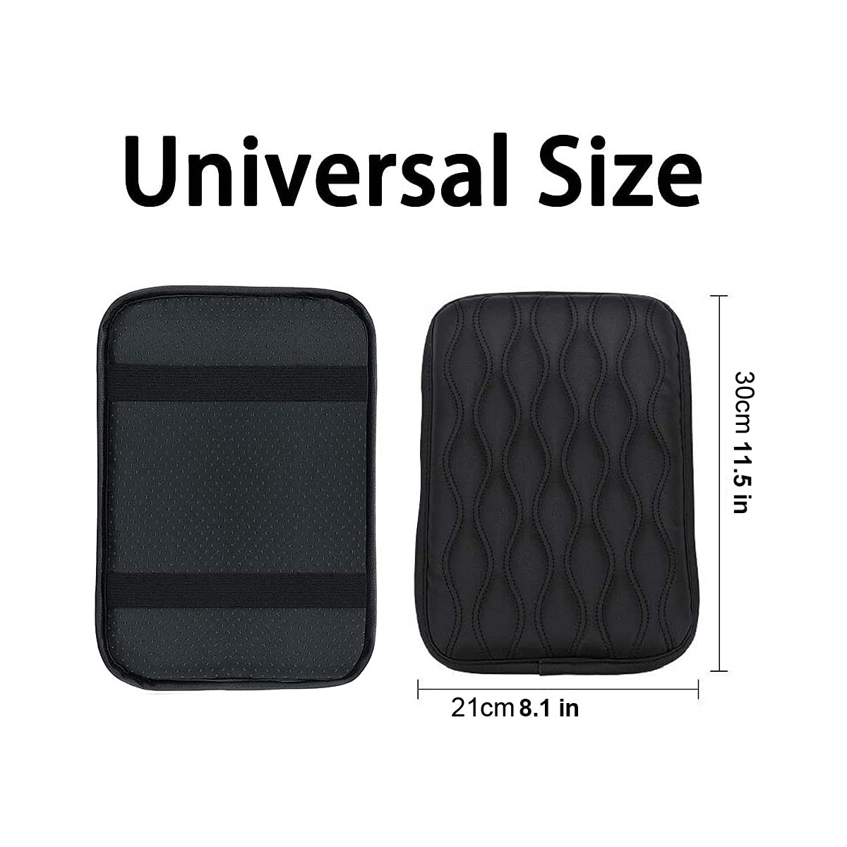 OBOSOE Universal Center Console Cover for Most Vehicle, SUV, Truck, Car,  Waterproof Armrest Cover Center Console Pad, Car Armrest Seat Box Cover  Protector(Black) 