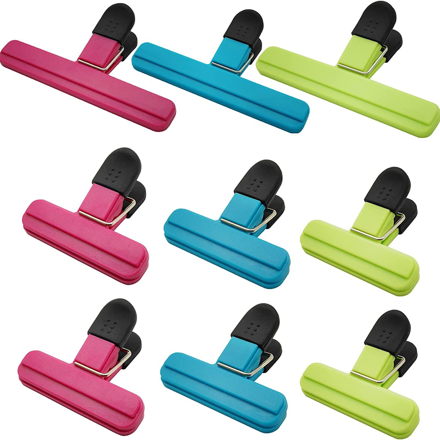 Chip Bag Clips Air Tight, Heavy Duty, Sturdy Plastic Clips For Food Storage,  Food Bag Clips For Kitchen Snacks - Temu