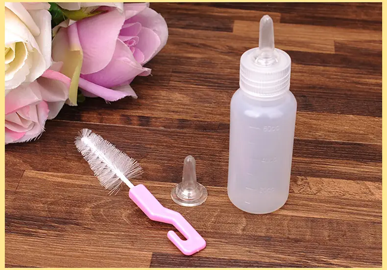 Pet Nursing Bottles Kit Cats Dogs Kitten Bottles Newborn - Temu Australia