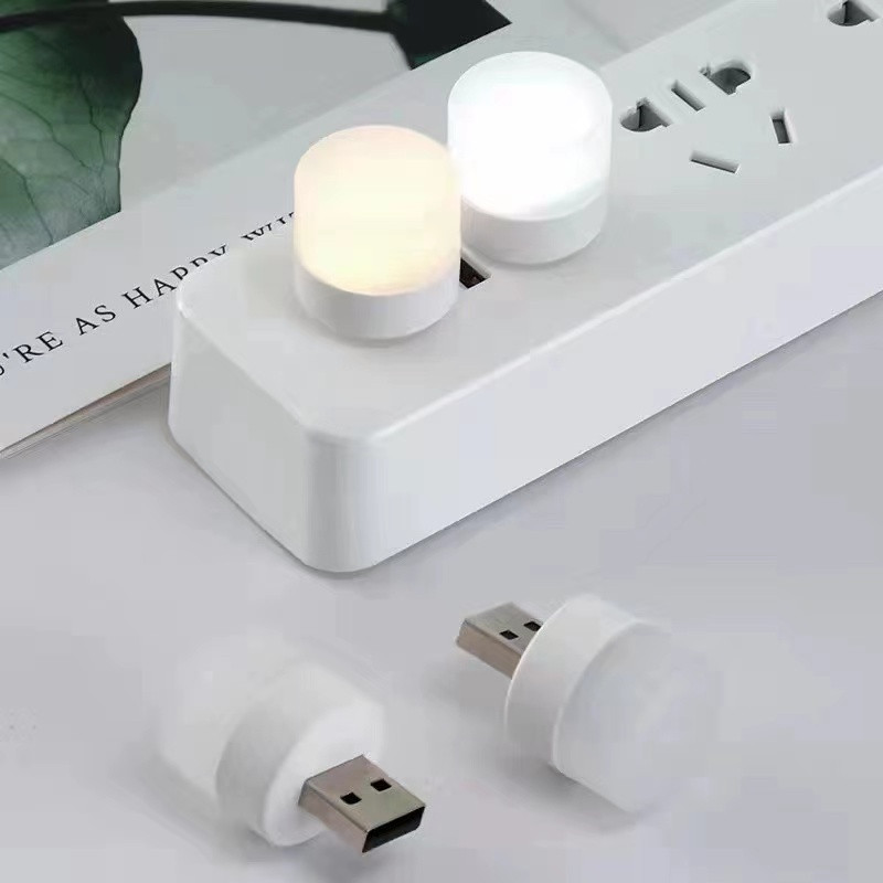 Kaufe 3PCS tragbares USB-LED-Mini-Nachtlicht, kleine runde Lampe, USB-Lichter  bei Nacht, ideal für Schlafzimmer