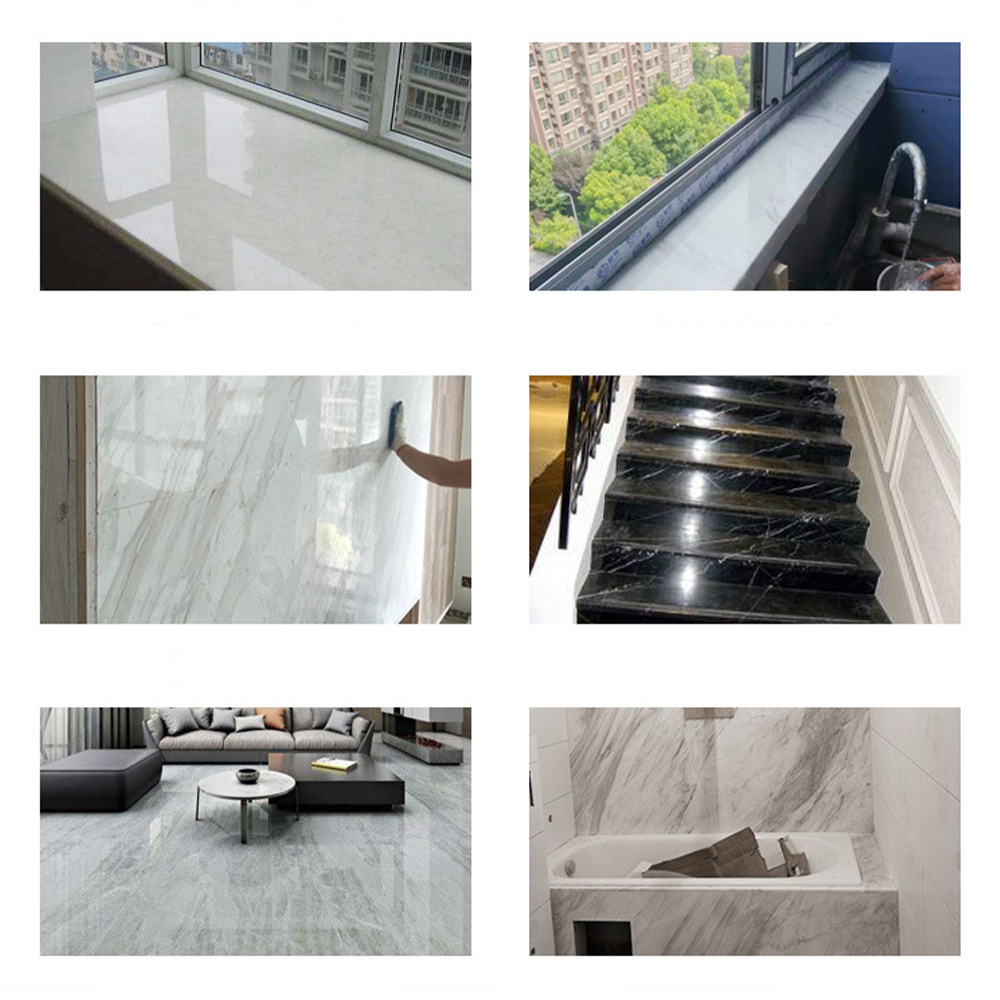 Transform Your Living Room With Selfadhesive Marble Tile Wallpaper Waterproof & Heat