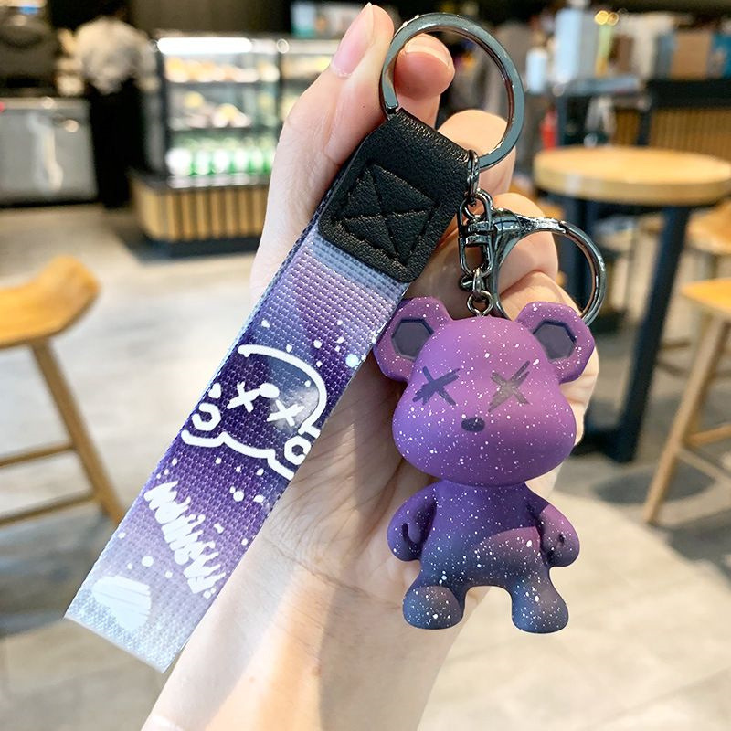 Cute Basketball Bear Keychain, Car Key Ring Keychain, Kawaii Purse