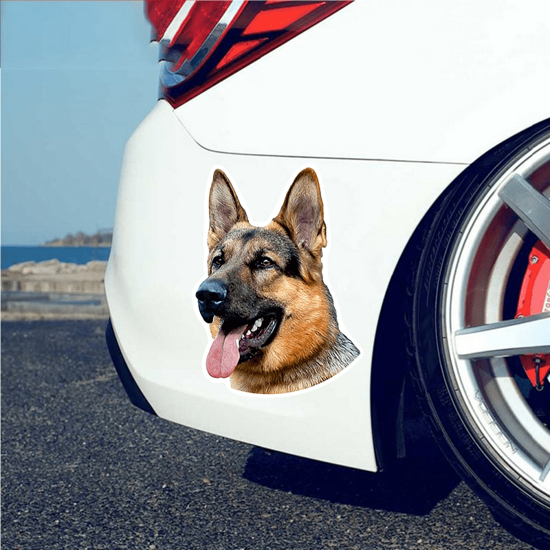 Self adhesive Young German Shepherd Decal Car Sticker Temu Australia