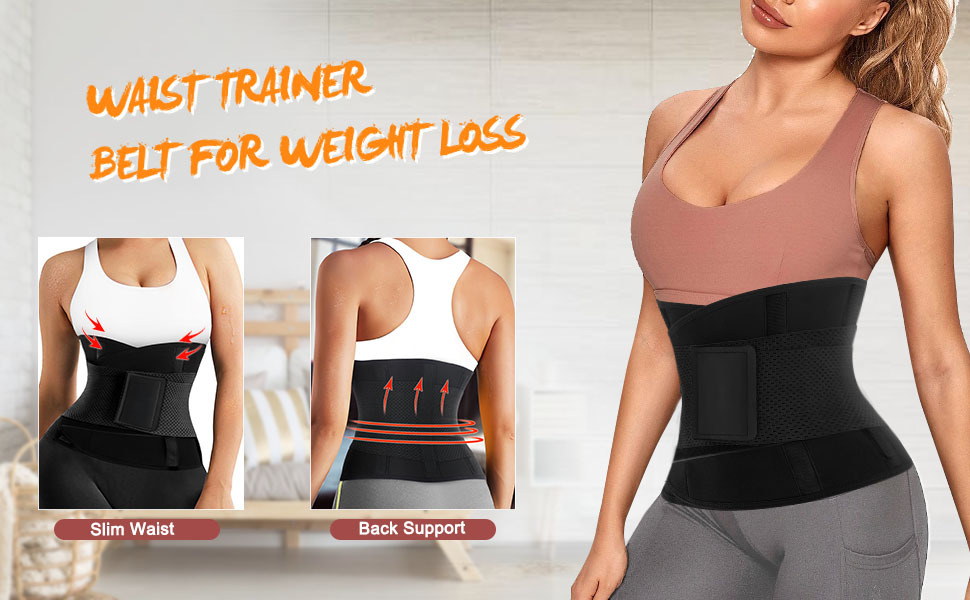 Cloudeal Sweat Belt for Fat Loss, Sauna Slim Belt for Weight Loss Waist  Trainer - Tummy Trimming