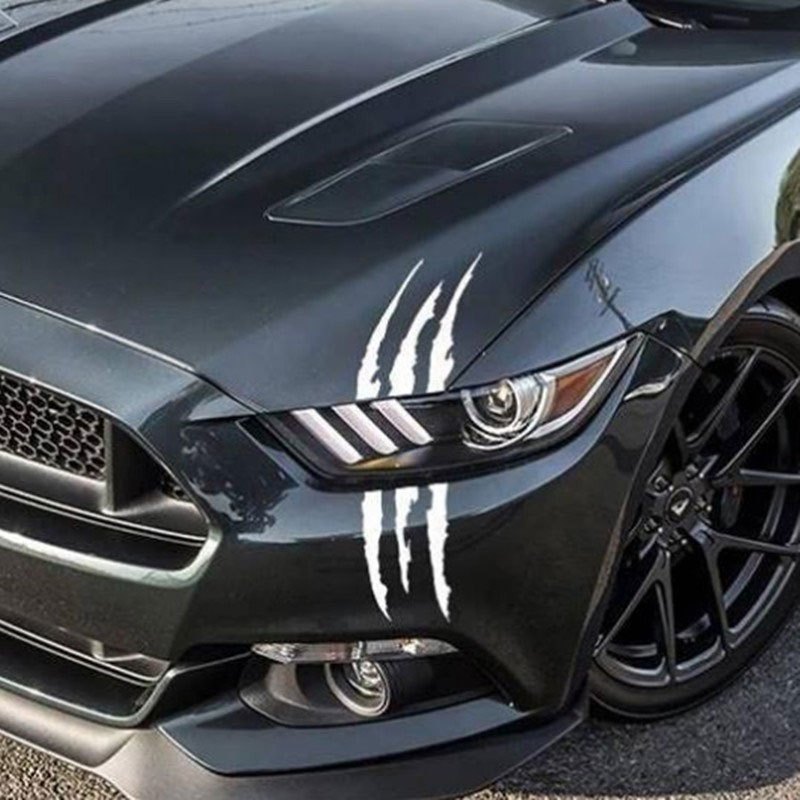 Auto Car Sticker Reflective Monster Claw Scratch Stripe - Temu