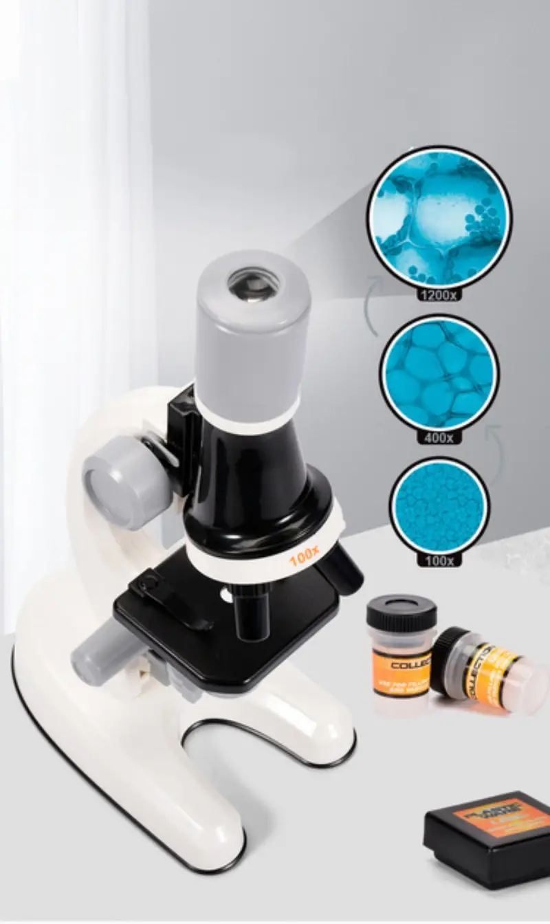 1200x high definition student optical microscope childrens gifts can observe male sperm activity details 0