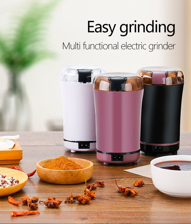 304 Stainless Steel Electric Mini Grain Grinder Coffee Grinder