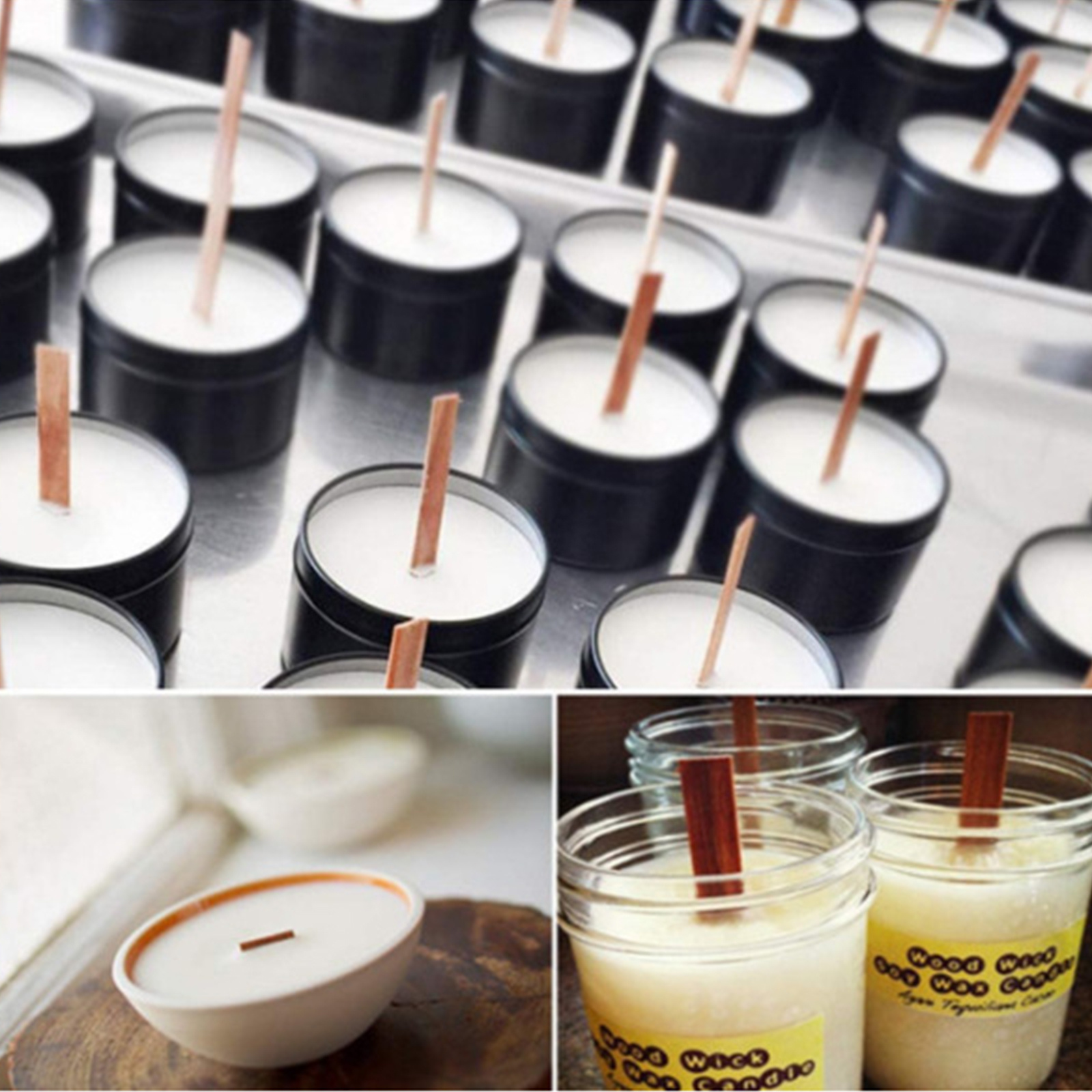 Wooden Wax Cores Wooden Candle Wicks Wood Wicks Wooden Core Temu