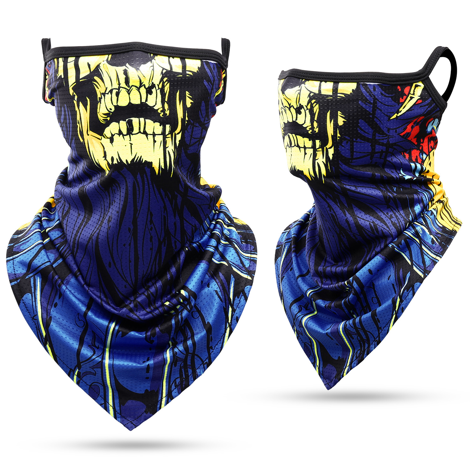 3D Skull Face Sun Mask Neck Gaiter Headwear Magic Scarf Balaclava Bandana  Headband Fishing Hunting Yard Work Running Motorcycling Masks From  Household_artist, $2.44