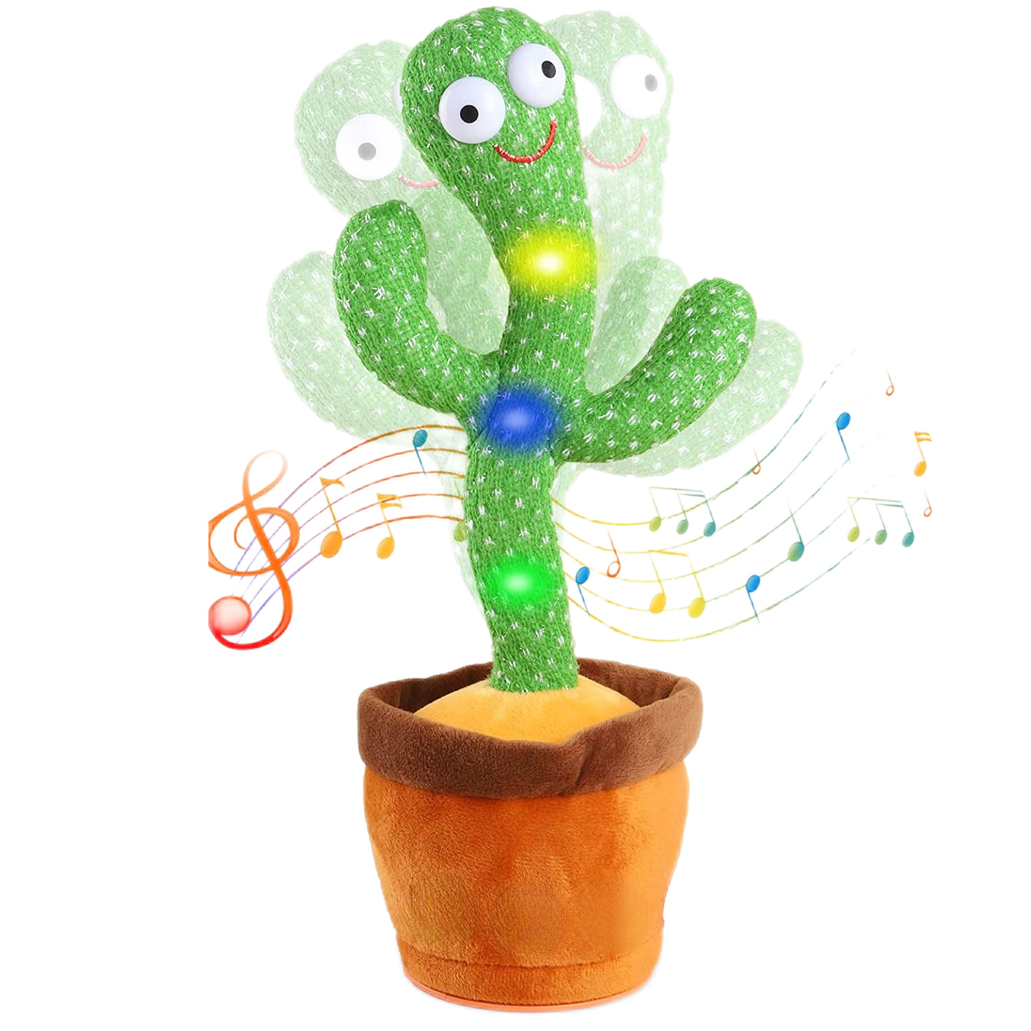 Danser parler Cactus bébé enfants jouet avec éclairage, chant imitant cactus  jouet usb charge