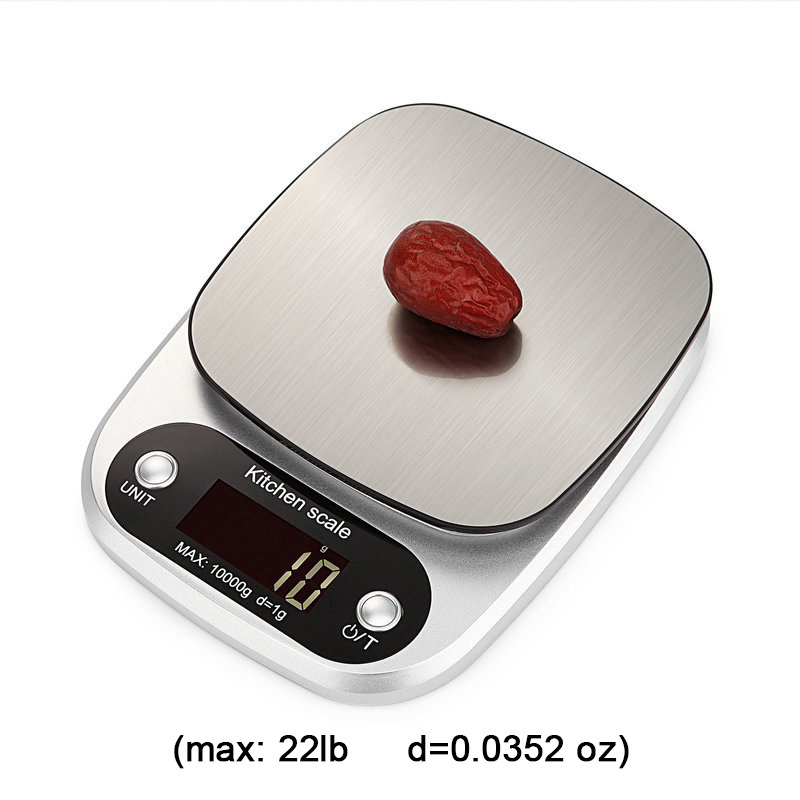 Weight Measure Grams Cooking Steel Electronic Scales Food Digital Kitchen  Weighing Stainless Kitchen，Dining & Digital Body Weight Scale Glass Meter  500 Scale Body Weight Scales Most Accurate Body 