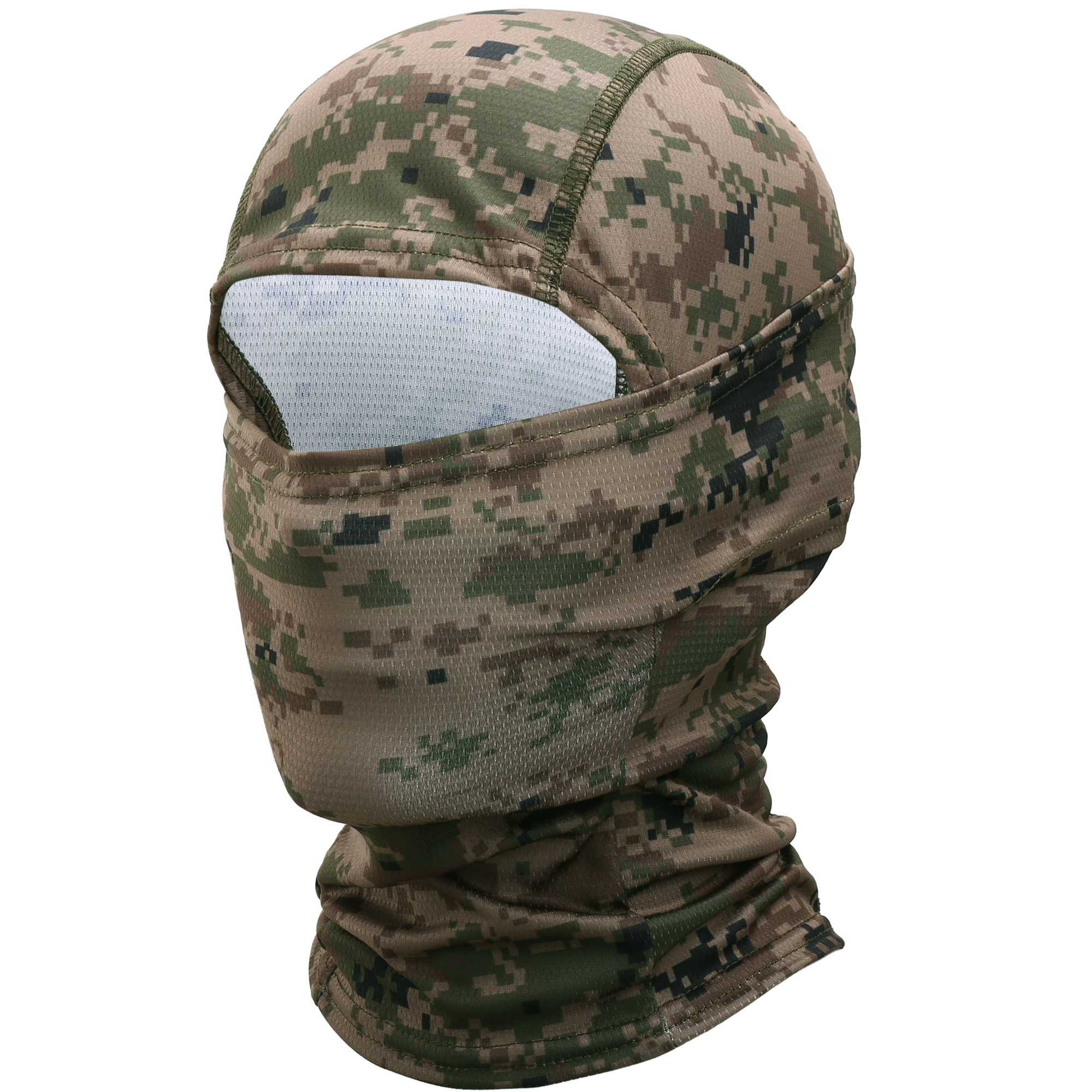 Temu Balaclava Camouflage Face Mask, UV Protection Windproof Hood Tactical Mask, Suitable for Airsoft Paintball Hiking Cycling Fishing Hunting Outdoor