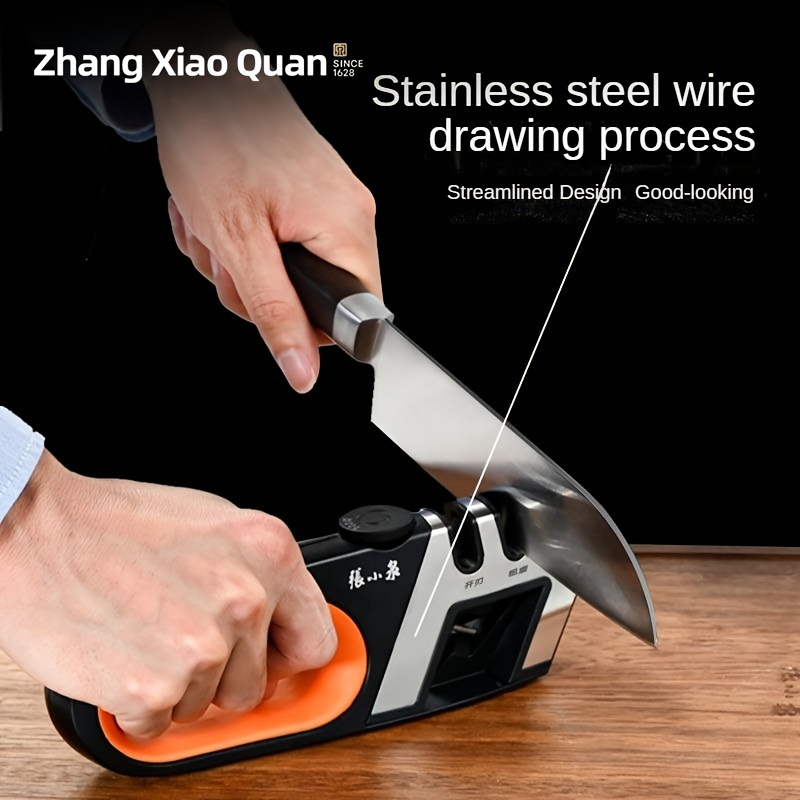 Upgrade Your Kitchen With This Fully Automatic Electric Knife Sharpening  Stone - Perfect For All Household Knives! - Temu