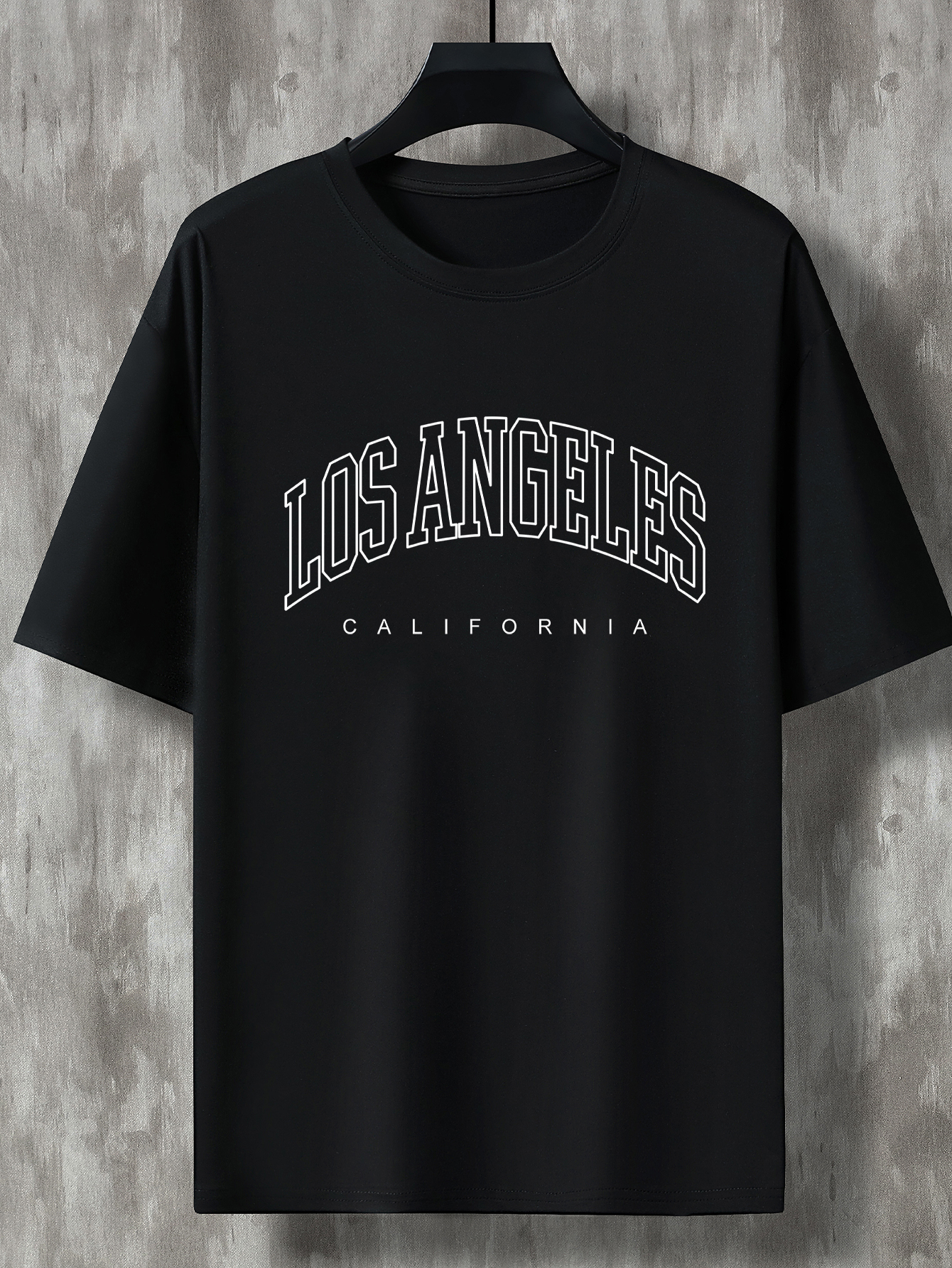 Shein Curve Los Angeles California T-shirt Black 2XL Cotton