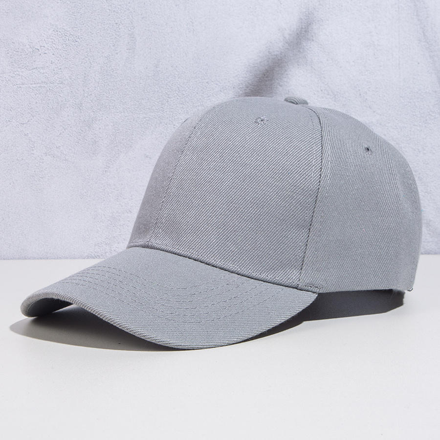 Versatile Baseball Cap Casual Solid Peaked Cap Sun Hat