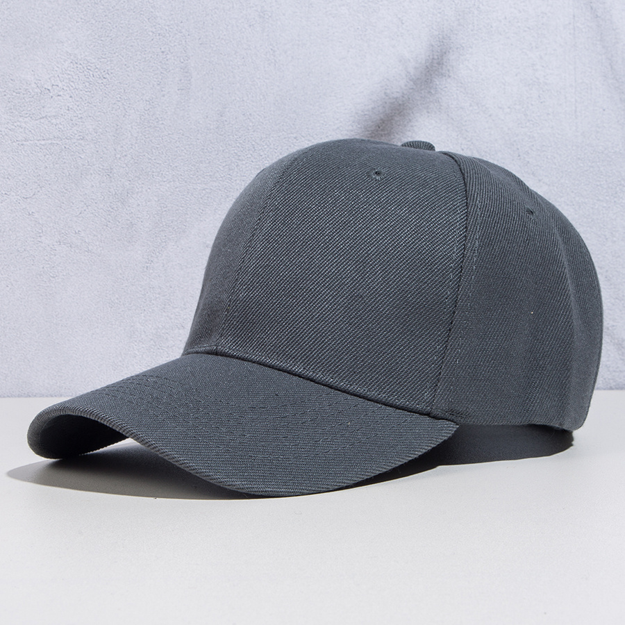 Versatile Baseball Cap Casual Solid Peaked Cap Sun Hat