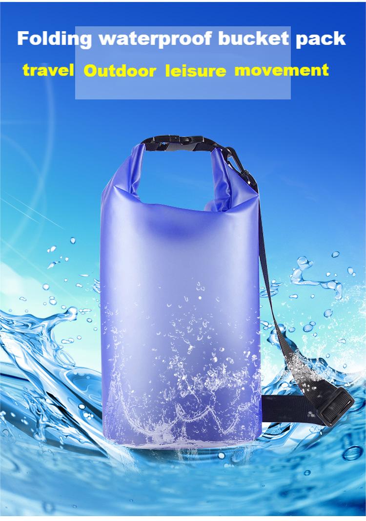 Pvc Bucket Dry Bag Waterproof Floating Bag Swimming Rafting - Temu