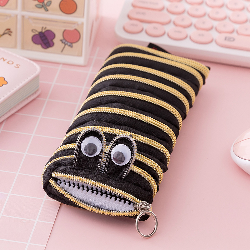 Caterpillar Pencil Bag Case Kawaii Cute Pencil Stationery - Temu