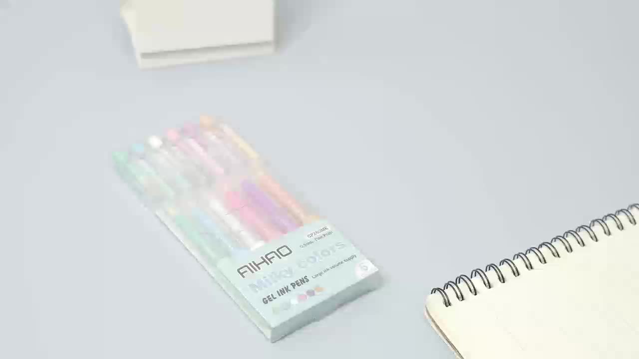 Aihao Milky Gel Pens Fine Point Color Pen For Journaling - Temu