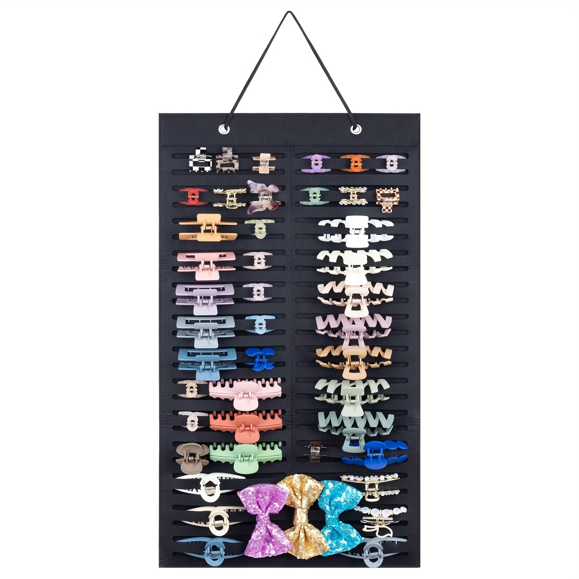 

Hanging Hair Clip Organizer For Women Ladies - Display Hair Clip Hanger Claw Clip Storage Stand