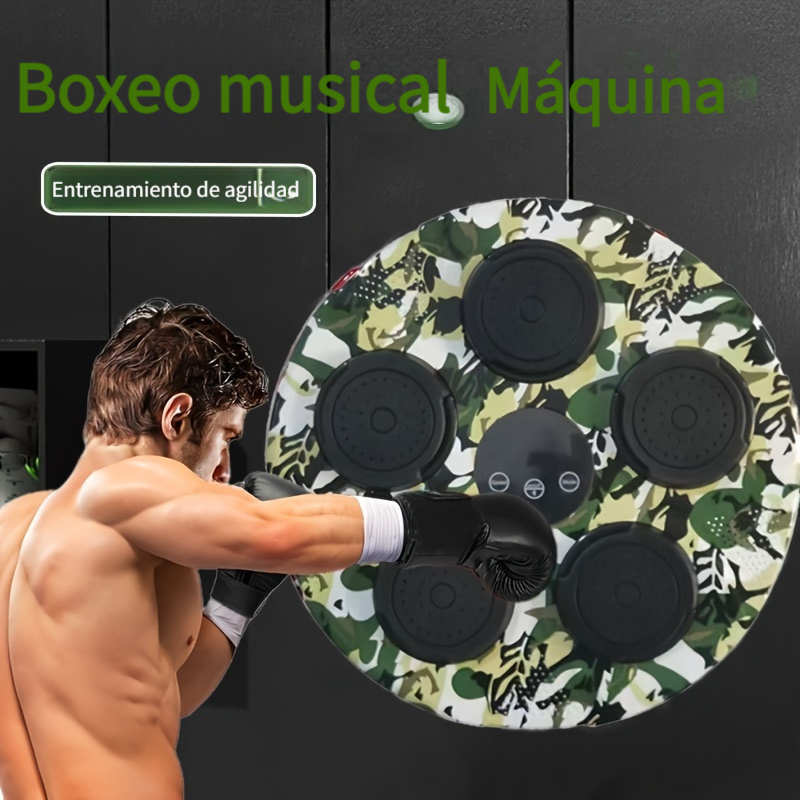 Máquina de entrenamiento de boxeo musical montada en la pared con