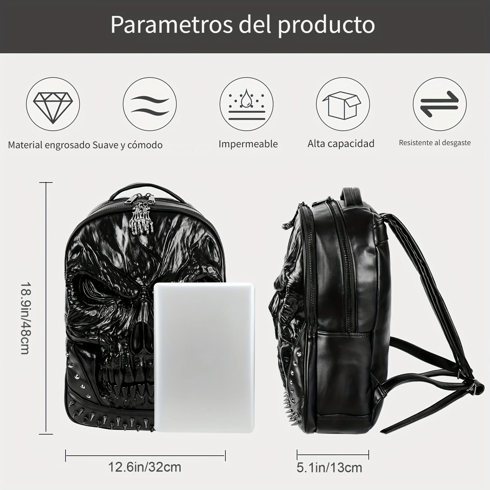 Mochila Cuero Pu Moda Hombres Mochila Viaje Aire Libre - Temu