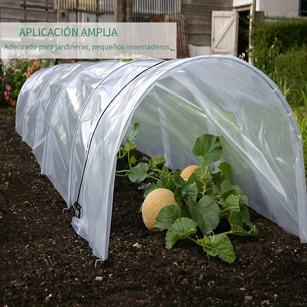 Película de polietileno para invernadero, película de plástico transparente  para invernadero, muebles de jardín de invernadero es a prueba de polvo