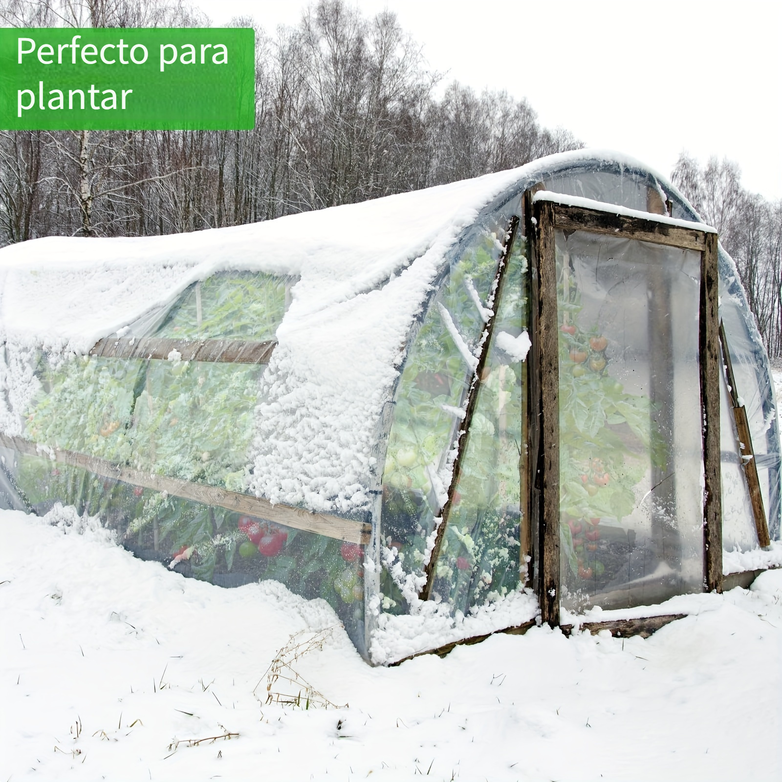 1pc Película Plástico Transparente Invernadero Cubierta - Temu Spain