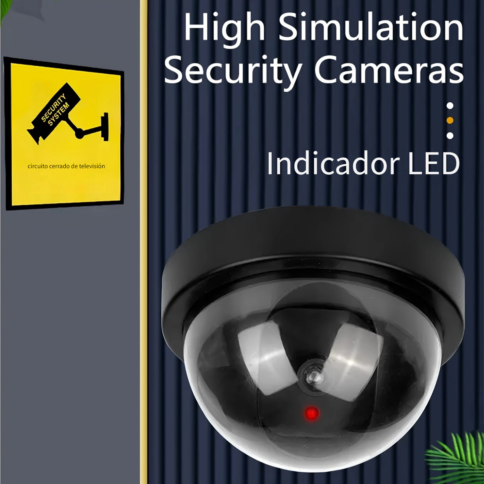 Camaras Falsas De Seguridad Sistema Vigilancia Para La Casa Fake Security  Camera