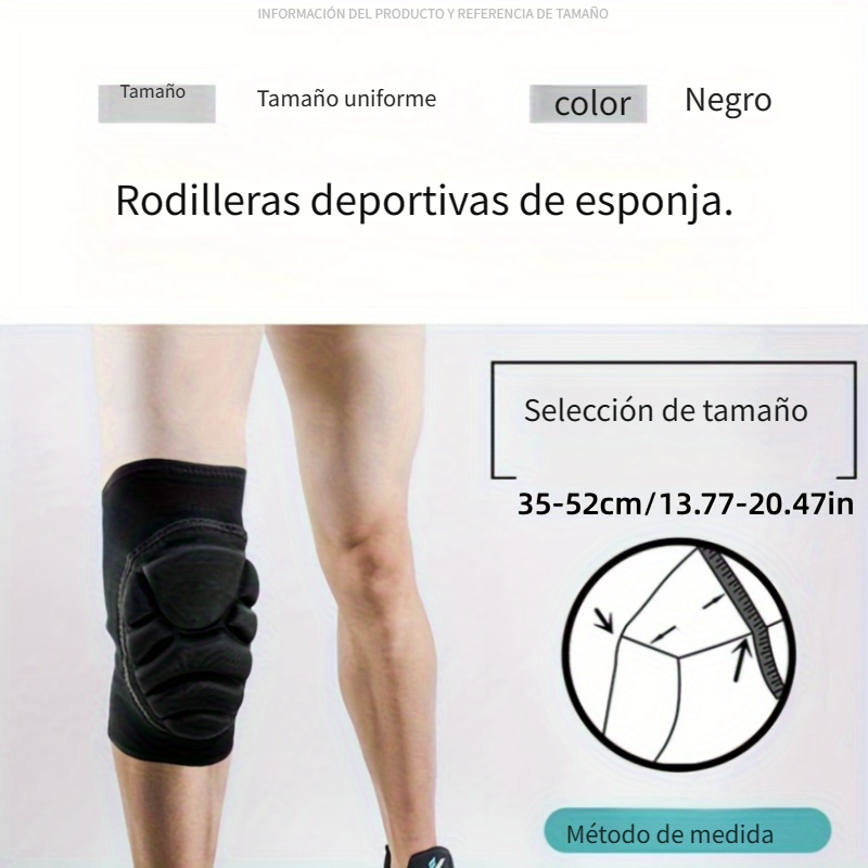 Rodilleras de esponja de baile Danza de voleibol caliente de rodillas  Práctica anticolisión Rodilleras engrosadas Rodilleras de baile deportivas