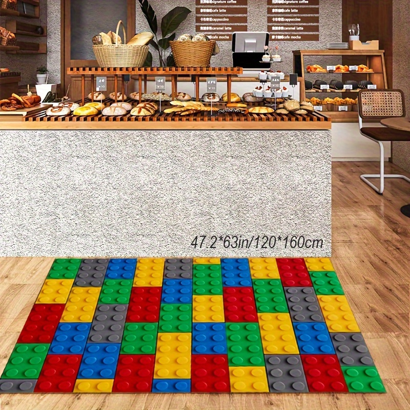 

Crystal Velvet Colorful Carpet Home Decorative Carpet Store Office Entertainment Store Living Room Bedroom Decoration Like Soft Carpet Easy To Treat Waterproof Non-slip Floor Mat For Hotel