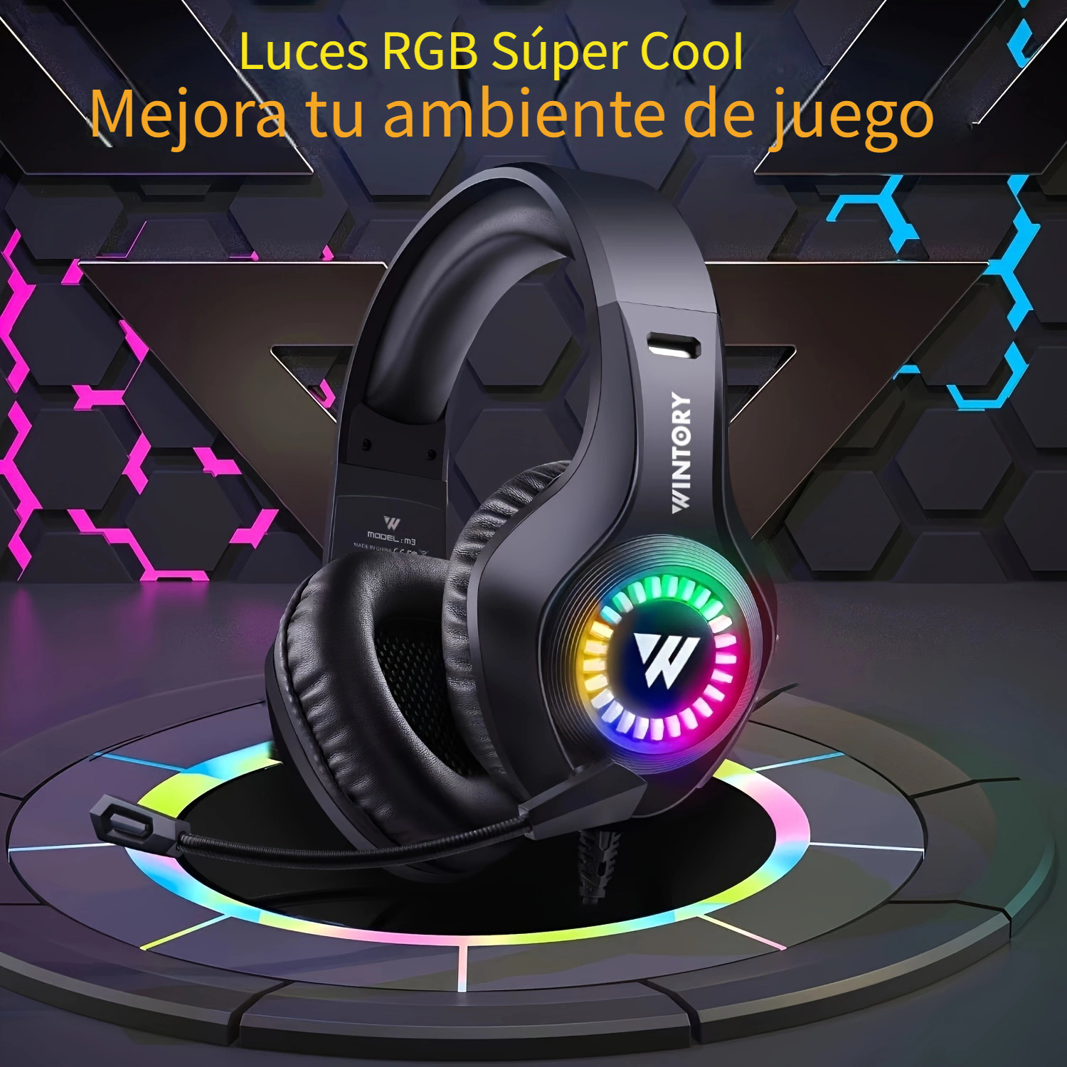 Wintory Auriculares Juego Micróphonos Cascos Gaming Ps4 Xbox - Temu Mexico