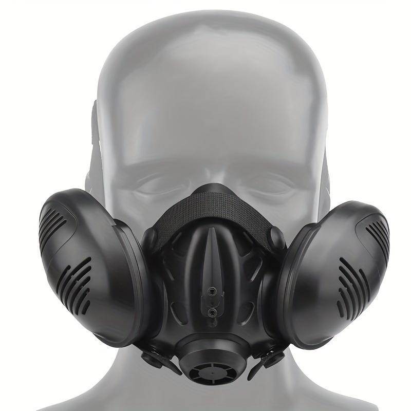 Replica Hazmat Gas Face Mask Respirator Horror Movie Prop Cosplay Halloween  Costume Accessory