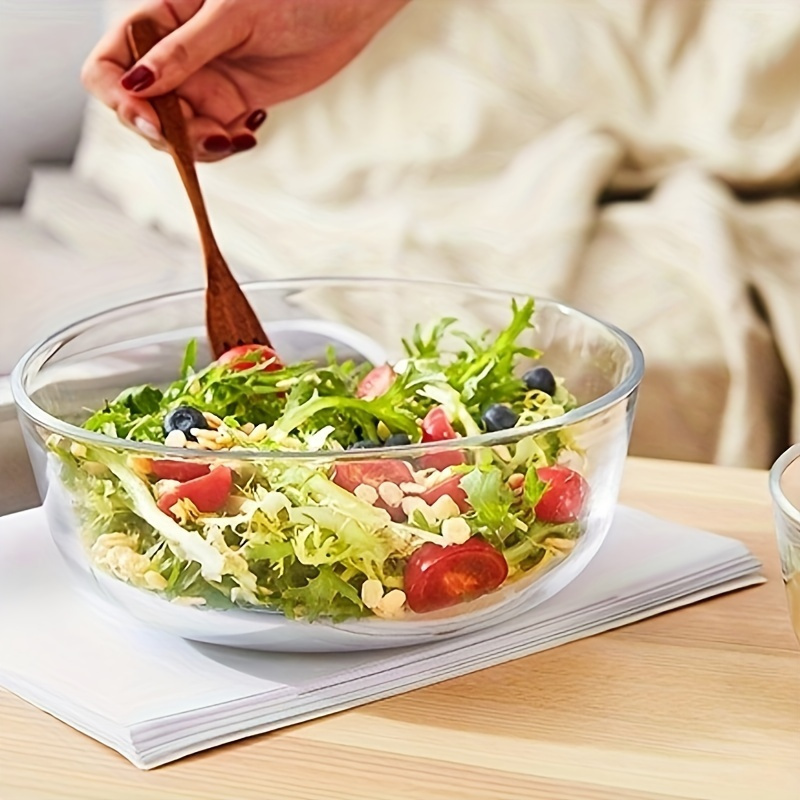 Plastic Bowl Big Serving Large Capacity Mixing Acrylic Food Salad Clear  Glass Bowls - AliExpress