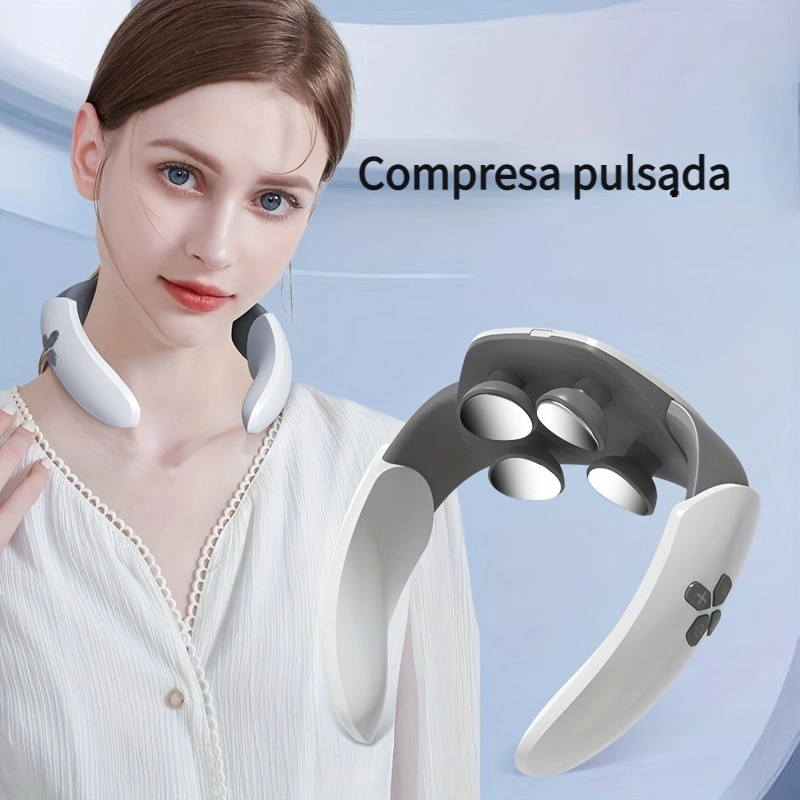 MASAJEADOR ELECTRICO CUELLO CERVICAL ELECTROMAGNETICO CALOR HOGAR