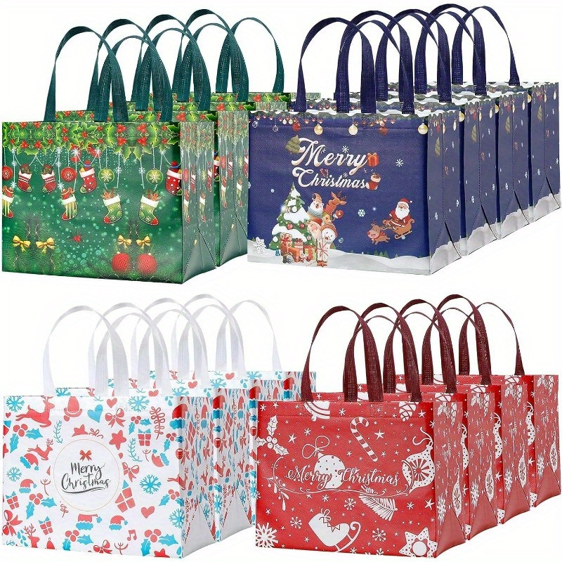 Wholesale Christmas Theme Boots Plastic Gift Bags 