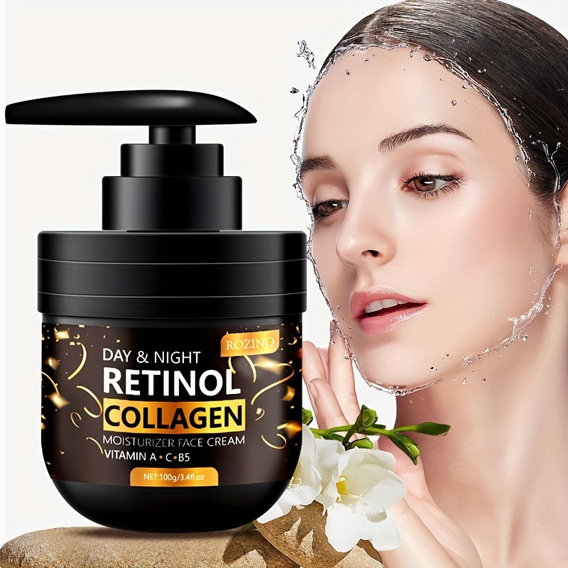 

100g Retinol Collagen Moisturizing Cream, Contains Collagen And Retinol To Improve Dullness And Firm Skin, Keep Skin Hydrated And Youthful